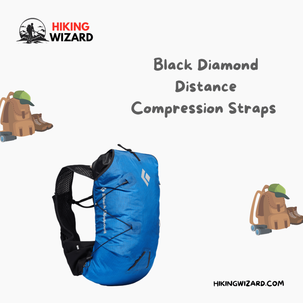 A view of Black Diamond Distance Compression Straps 