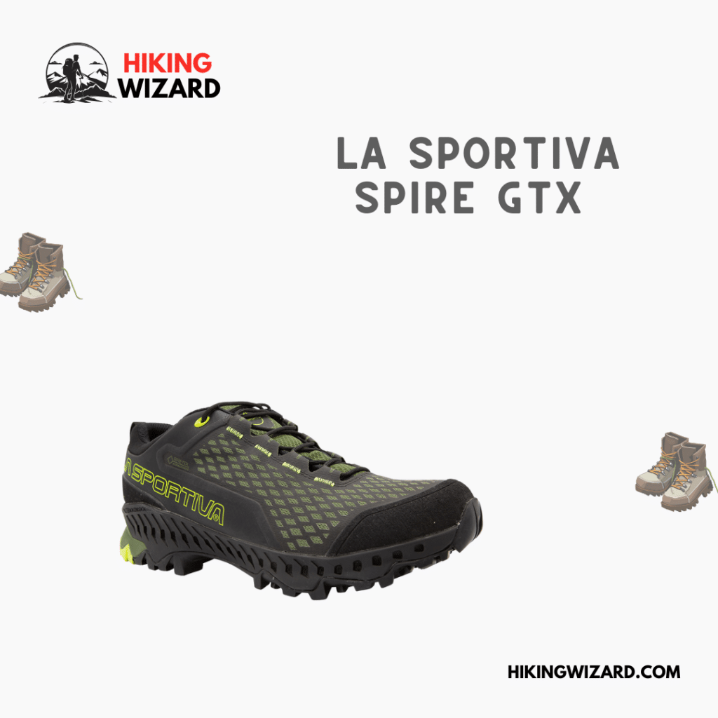 A view of La Sportiva Spire GTX 