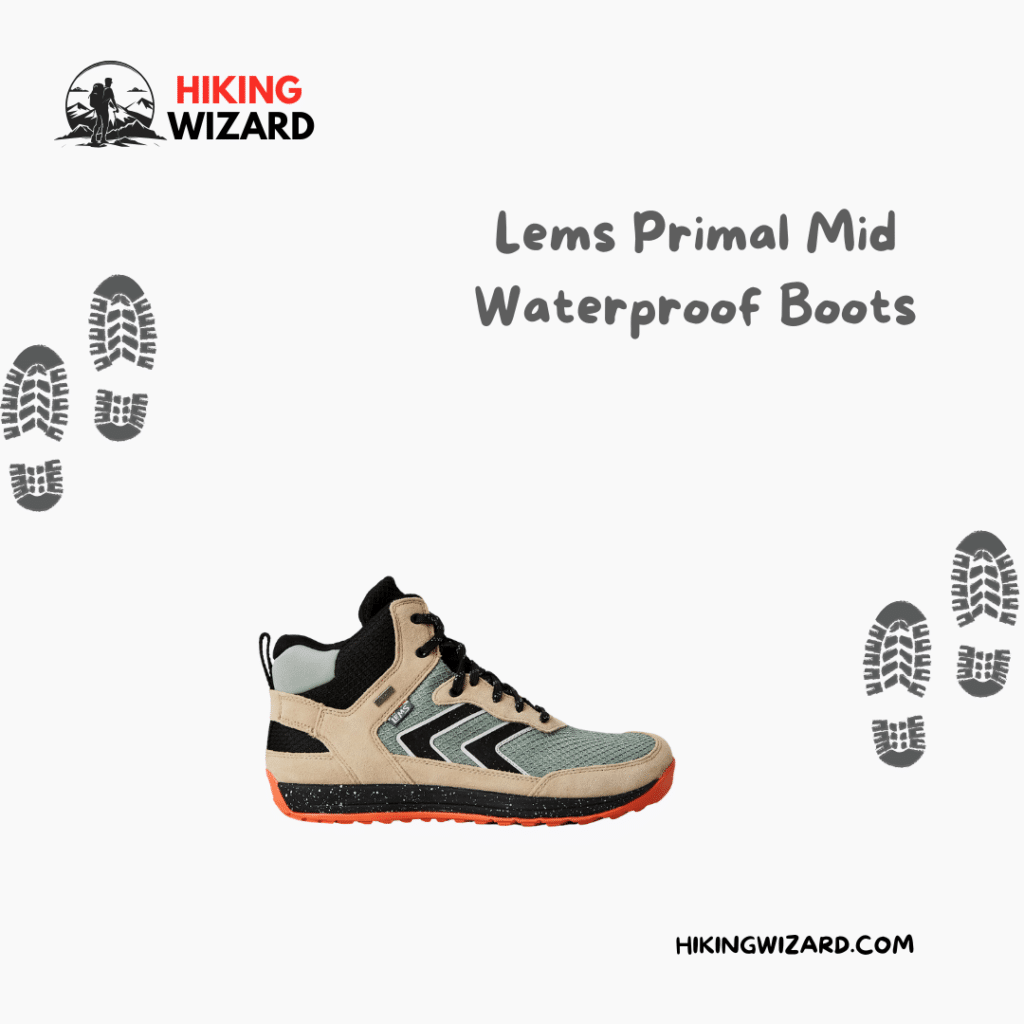 A view of Lems Primal Mid Waterproof Boots