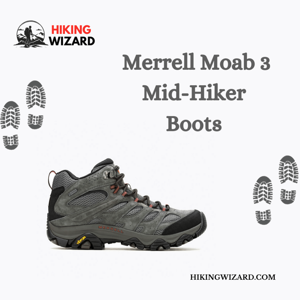 A view of Merrell Moab Mid Hiker Boots