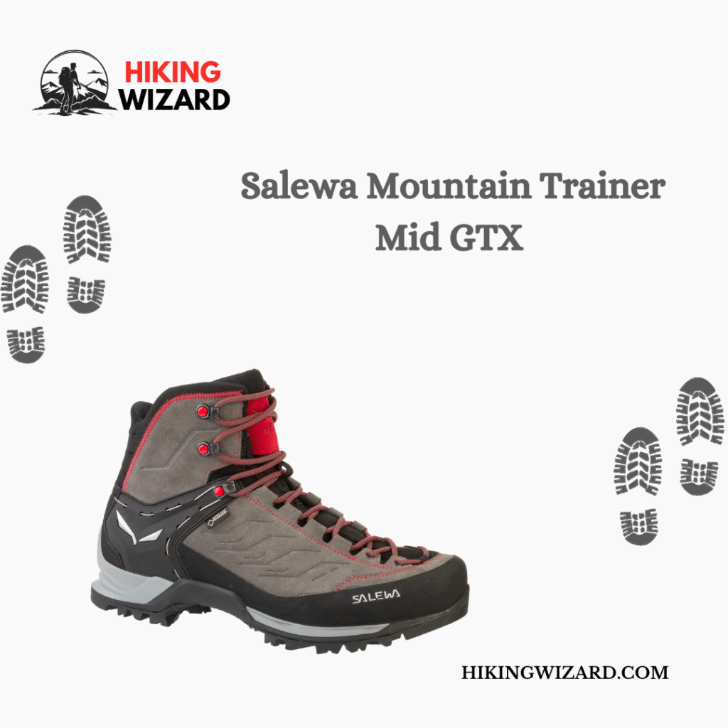 A view of Salewa Mountain Trainer Mid GTX 