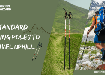 STANDARD HIKING pOLES TO TRAVEL UPHILL ( ) ( )