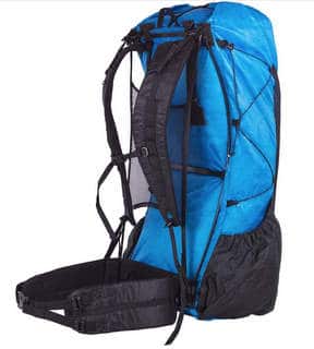 Hiking Daypack Suspended Mesh Panel
