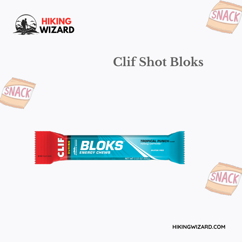 A view of Clif Shot Bloks