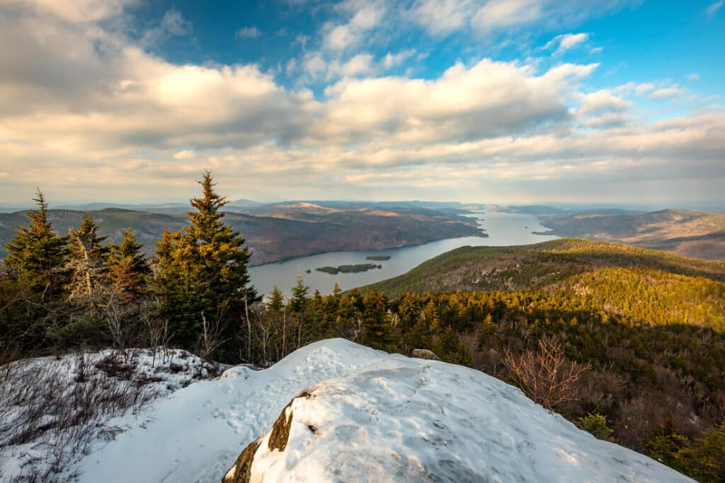 black mountain near lake george