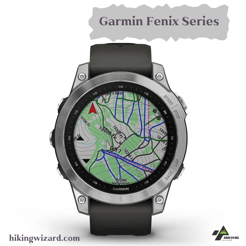 Garmin Fenix Series isolated on a white background