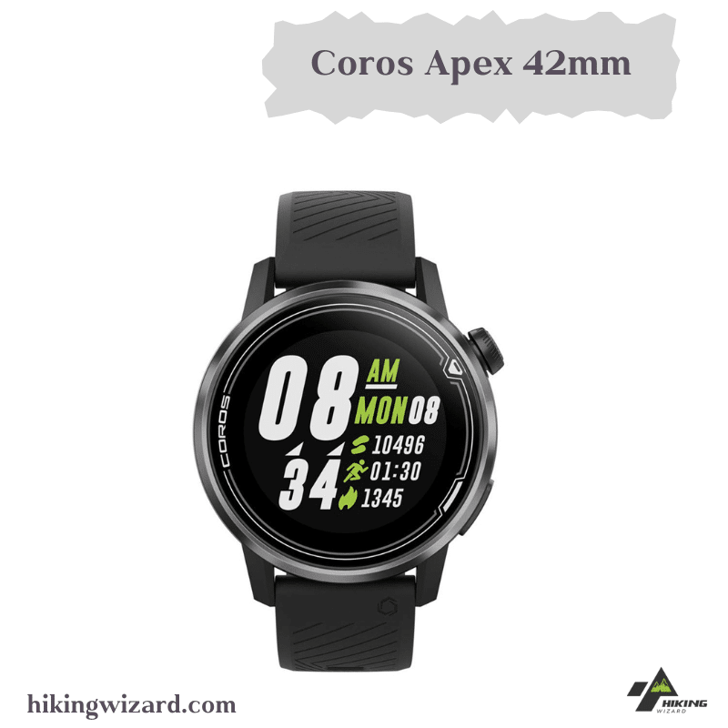 Coros Apex 42mm isolated on a white background