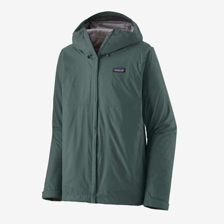 patagonia jacket in green color