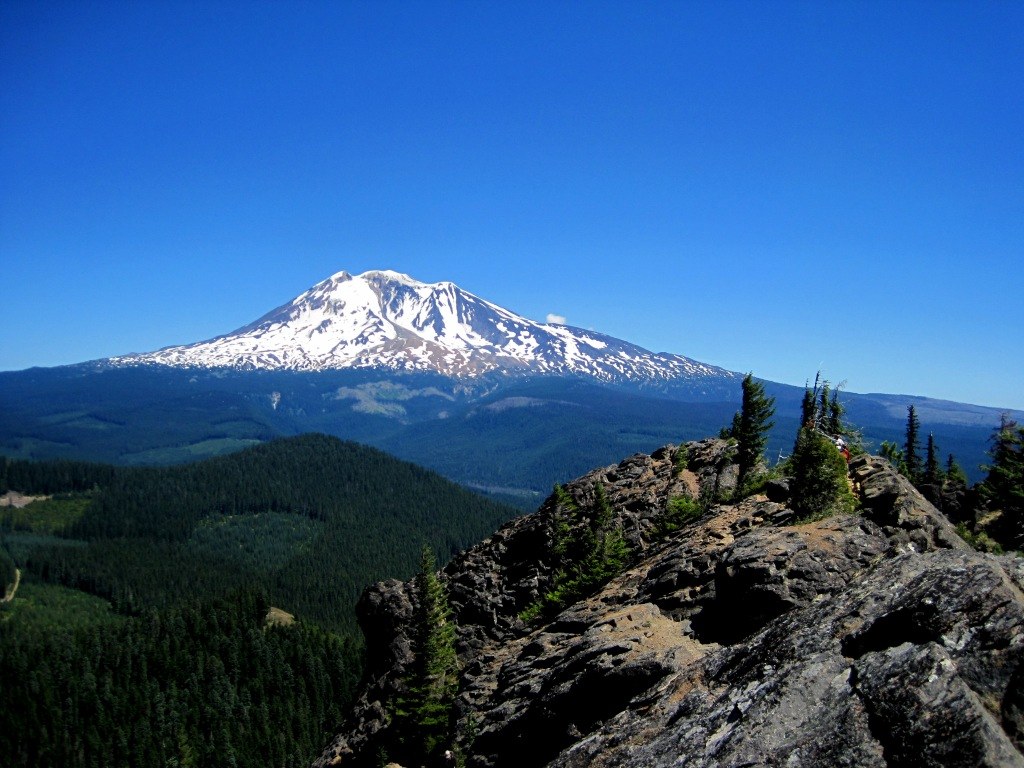 peak of sleeping beauty mountain