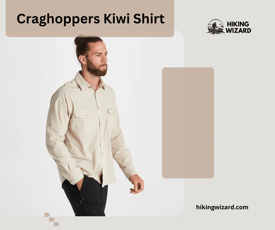 A boy wearing Craghoppers Kiwi Shirt