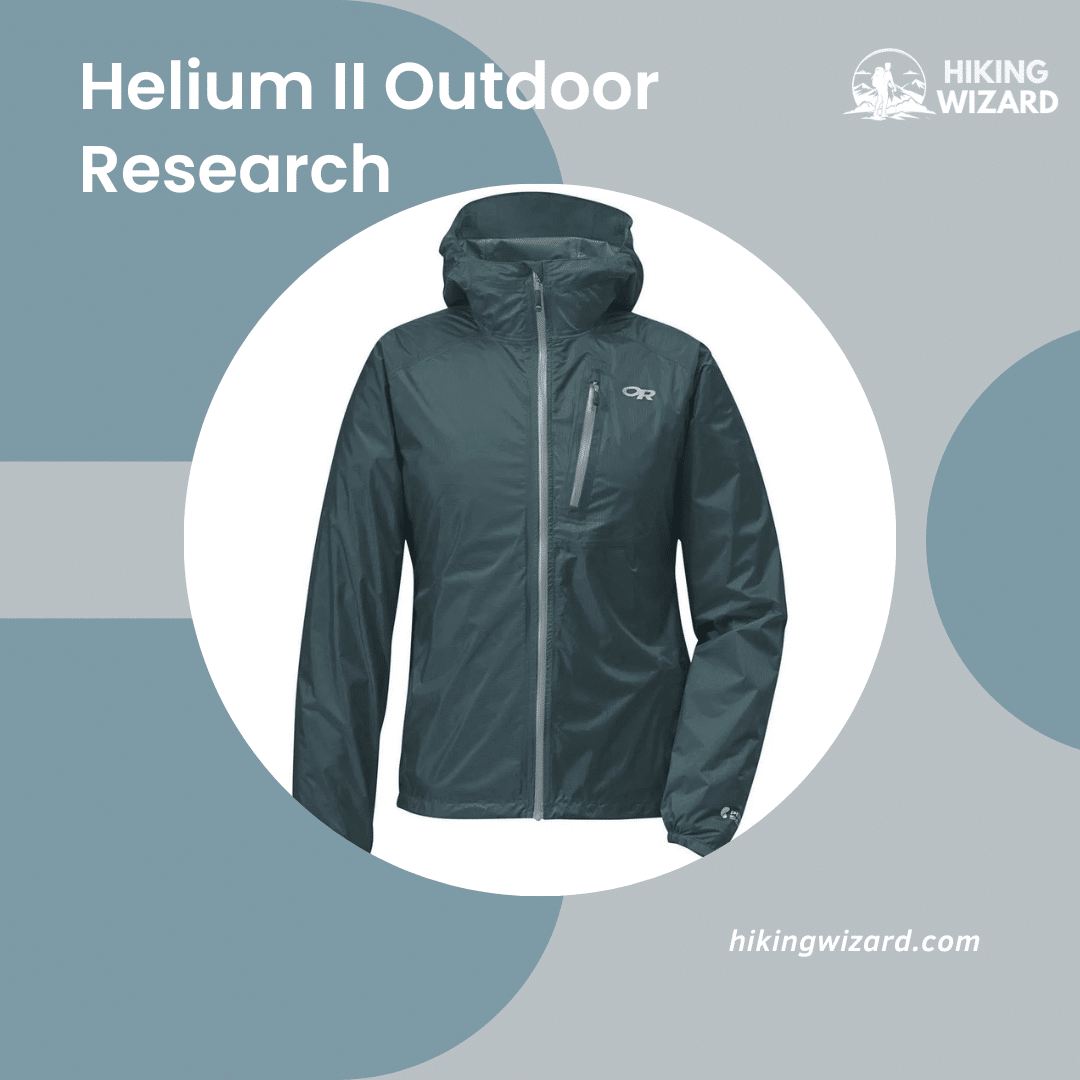 Helium II Outdoor Research Jacket isolated on white background