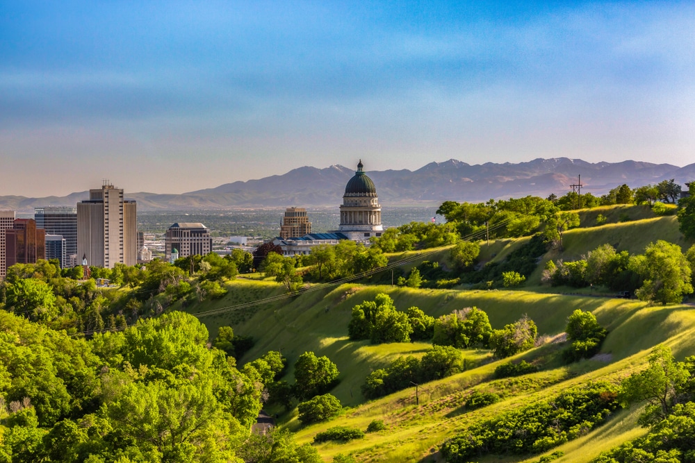 Salt Lake City Views With Capital Dome