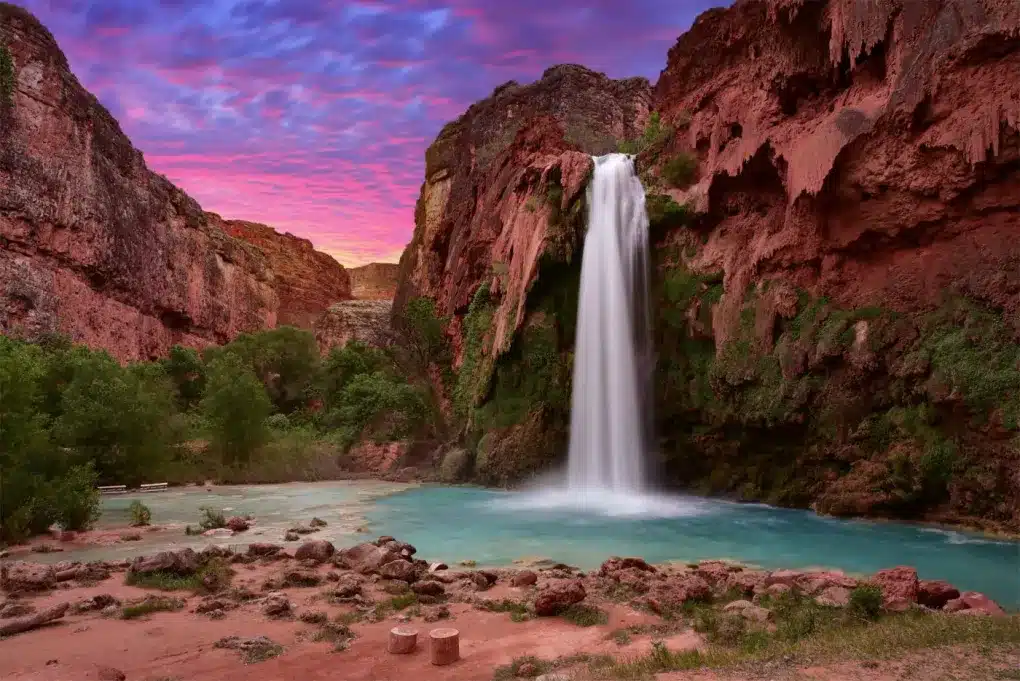 havasupai fall view