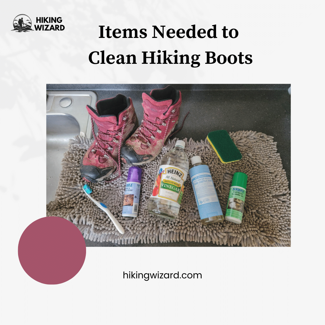 Items Needed to Clean Hiking Boots