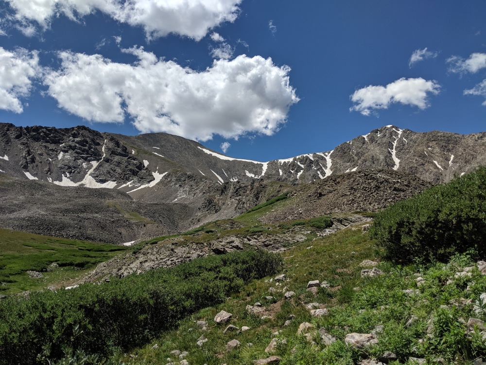 Gray's And Torrey's Peaks From The Gray's Trail Co