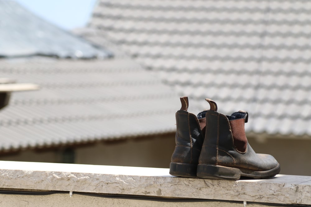 Blundstones Boots On The Roof