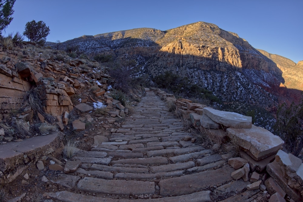 Hermit Trail At Grand Canyon Az