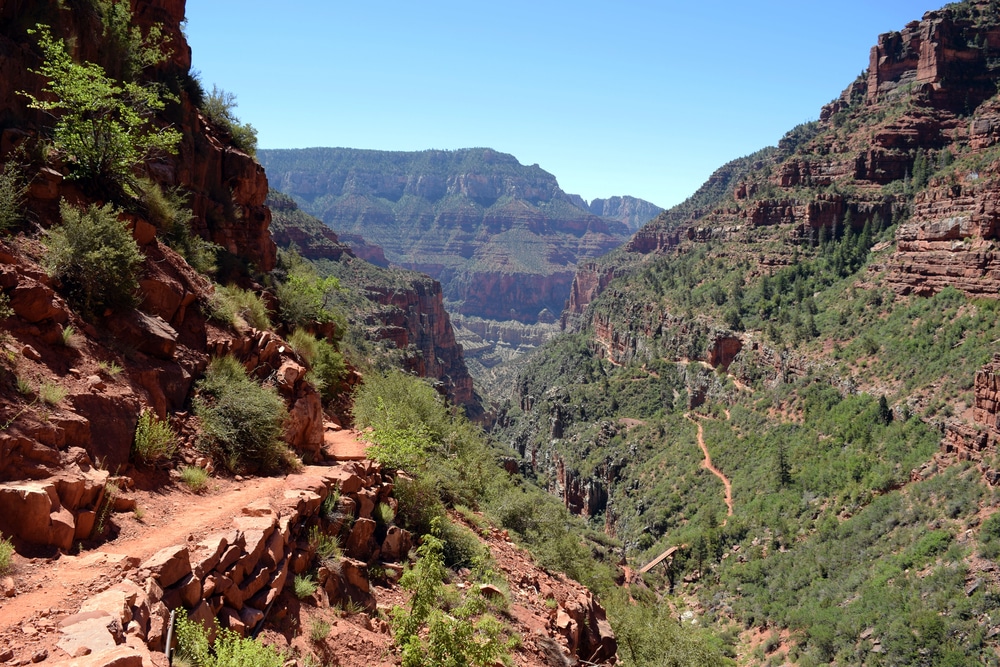 North Kaibab Hiking Trail In Grand Canyon National Park